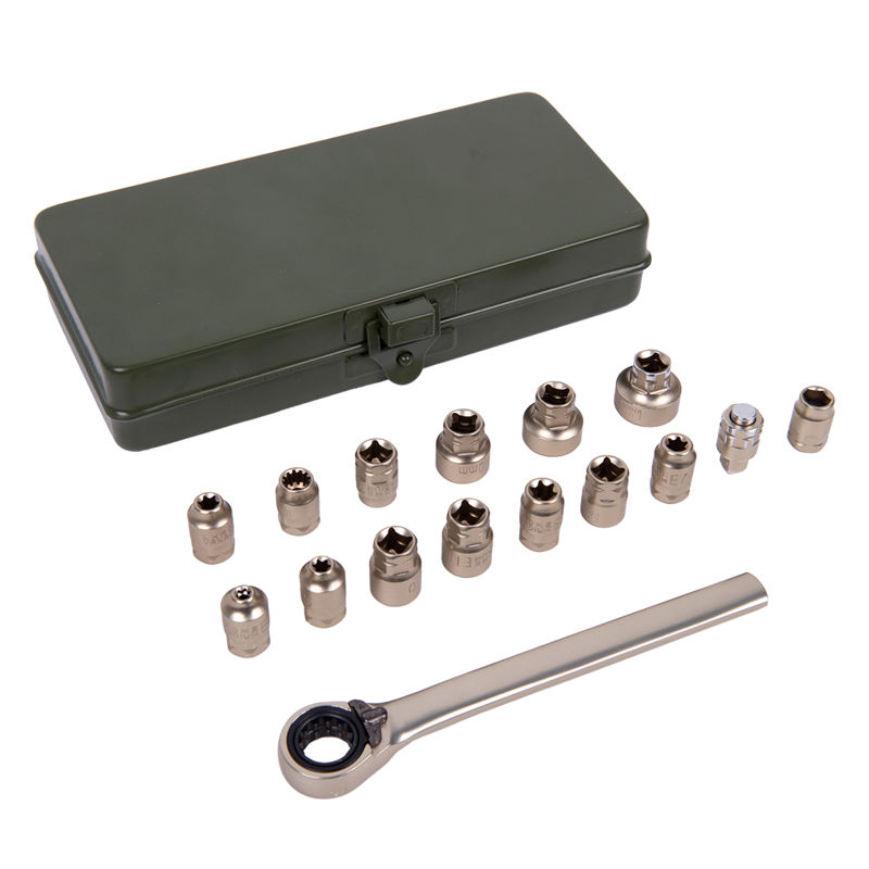 HT-07 1/4 inch low profile ratchet sockets tool kits